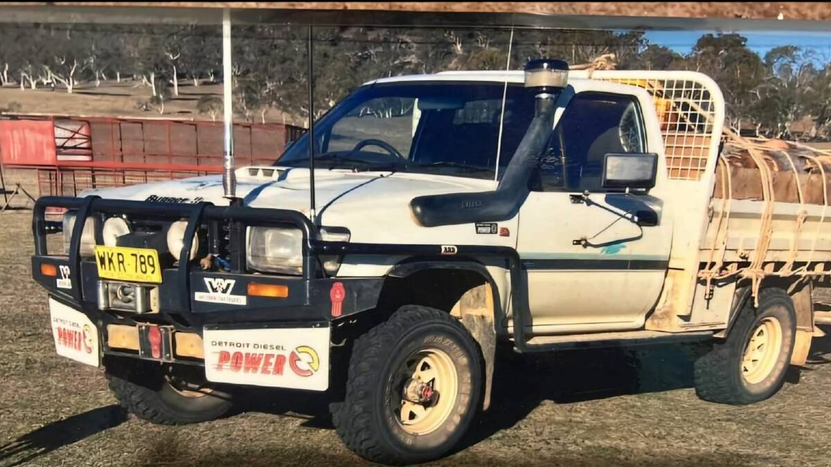 John Locker's vehicle, in which he may be travelling. Picture NSW Police